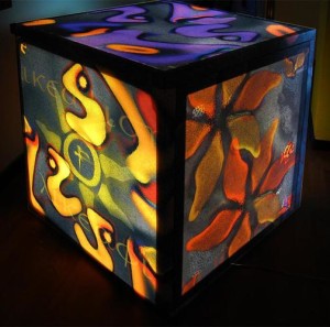 light a cube