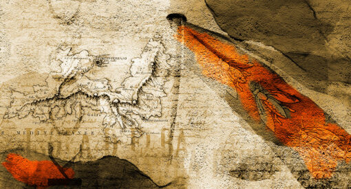 Elba con bandiera